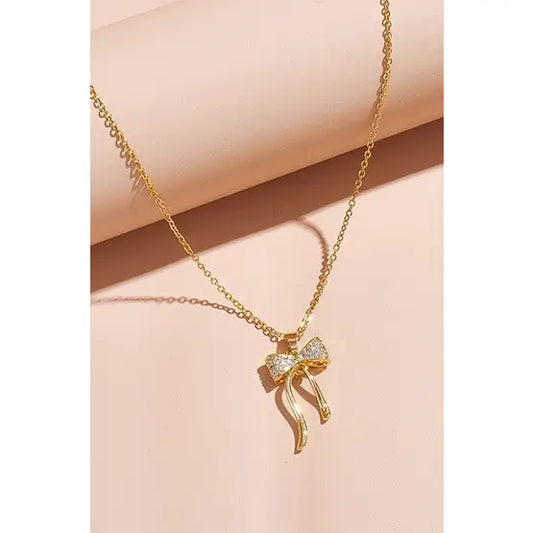 Bow Necklace