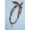 Handcrafted Scarf Interchangeable Charm Necklace