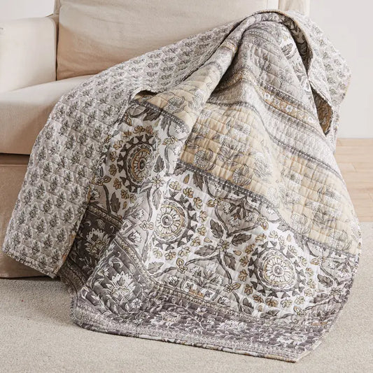 Lirelle Quilted Throw Blanket