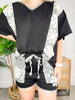 Reg/Plus-Flower Patch Shorts