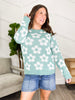 Libby Popcorn Floral Lightweight Sweater
