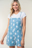 Reg/Plus-Blooming Moments Overalls