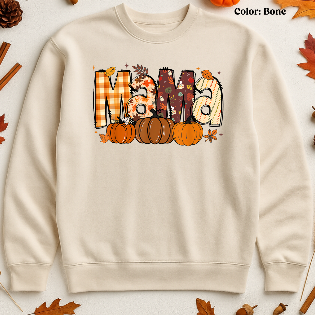 Bone Fall Customizable Mama Sweatshirt