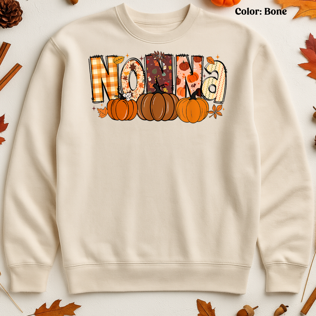 Bone Fall Customizable Mama Sweatshirt