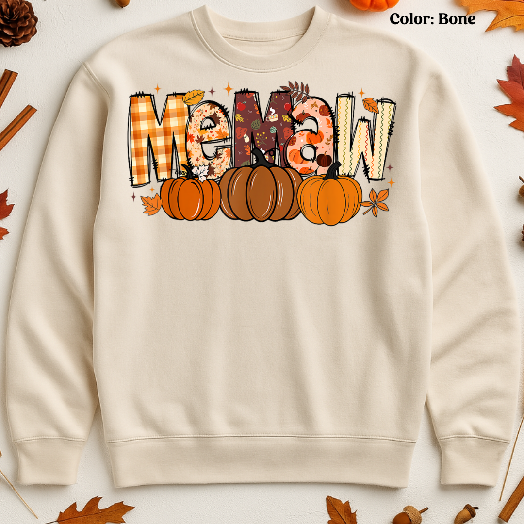 Bone Fall Customizable Mama Sweatshirt