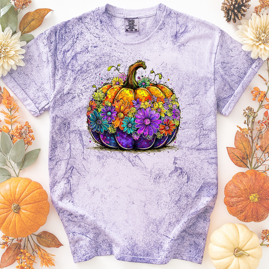 Floral Fun Pumpkin Tee