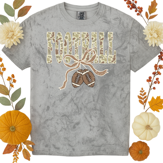 Camo Football Tee