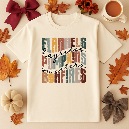 Hayrides & Sweaters Tee