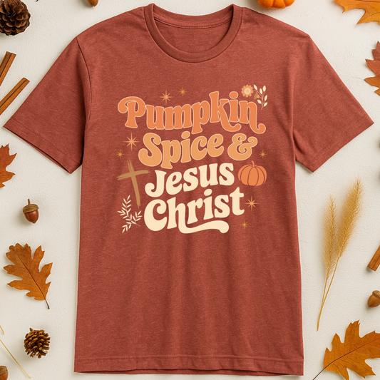 Pumpkin Spice & Jesus Christ Tee