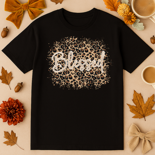 Leopard Blessed Tee