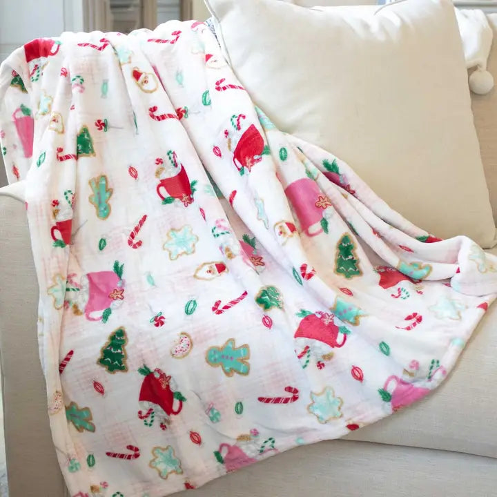 50 x 60 Holiday Throw Blankets