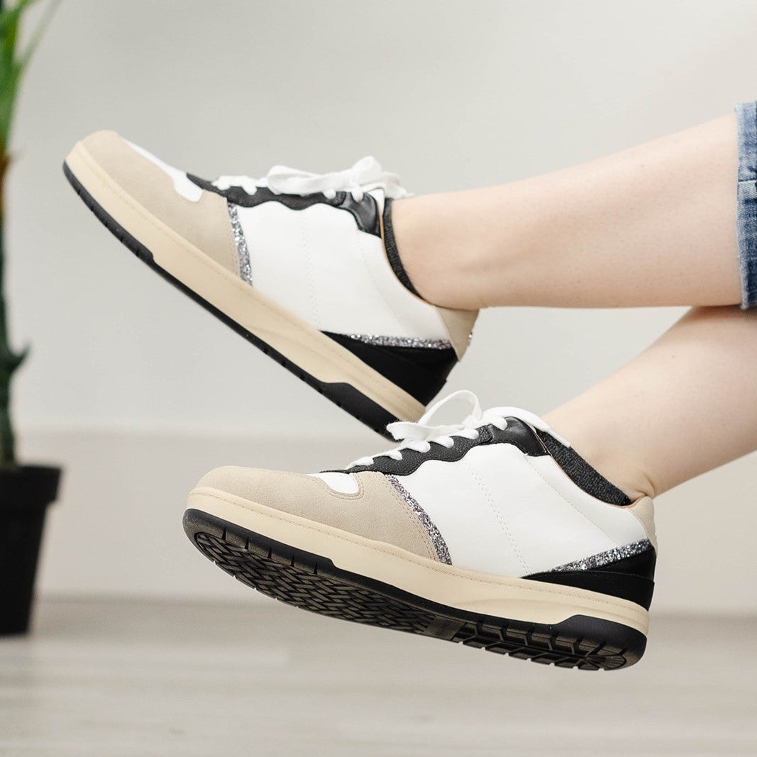 Niko Low Rise Court Sneaker by Yellowbox - Black