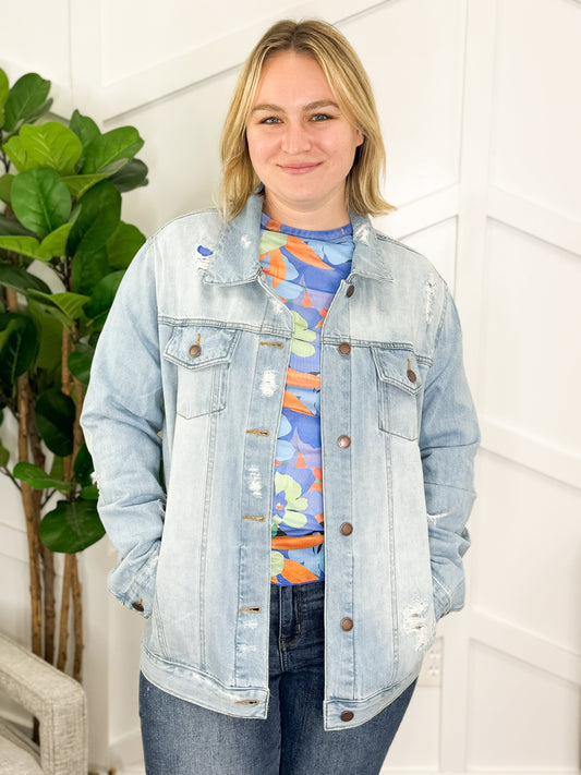 Reg/Plus- This Is Me Now Denim Jacket