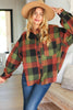 Reg/Plus- Staying On Trend Plaid Top