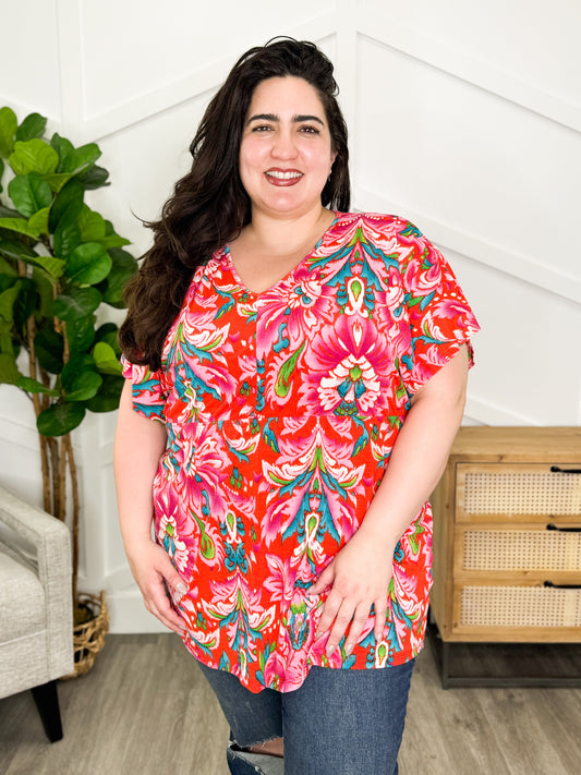 Reg/Plus-The Beauty Of Bliss Top