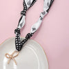 Handmade Scarf Charm Necklace