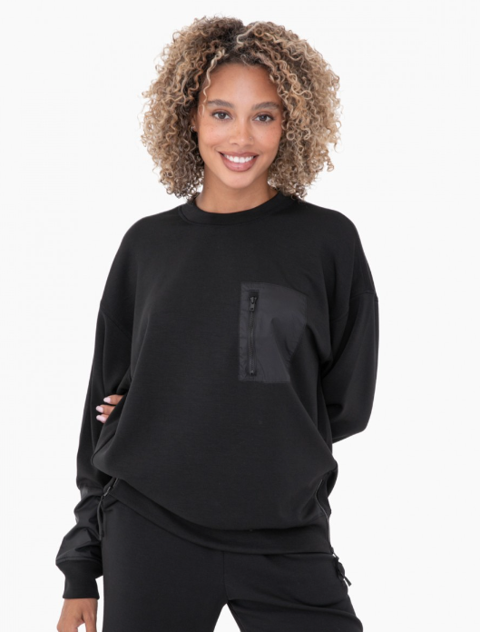 Modal-Blend Crewneck Pullover