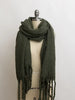Cozy Knit Scarf With Tassels (Assorted)