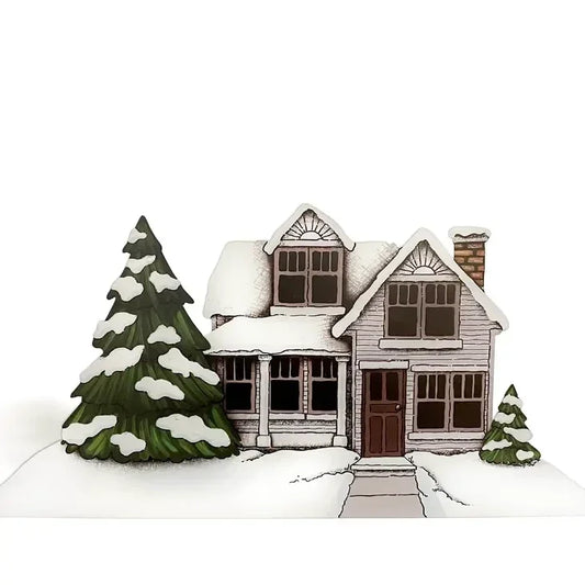 Magnetic Art Scene- Winter House