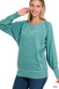 Tina Pigment Dyed Pullover (Assorted Colors)