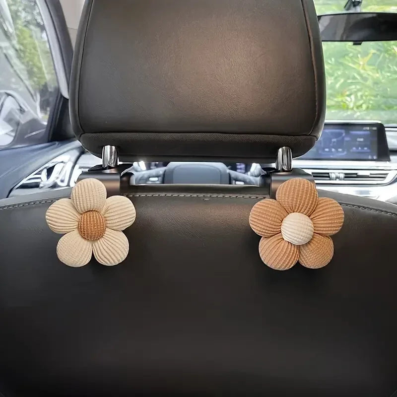 Floral Car Seat Back Hooks (assorted)