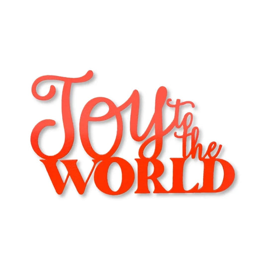 Joy To The World Magnet Red