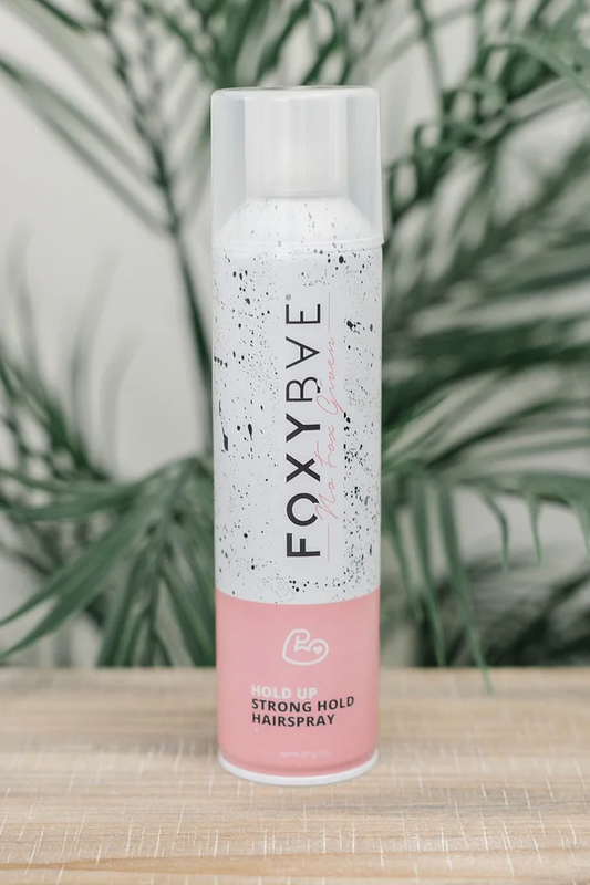 Hold Up! Strong Hold Hairspray