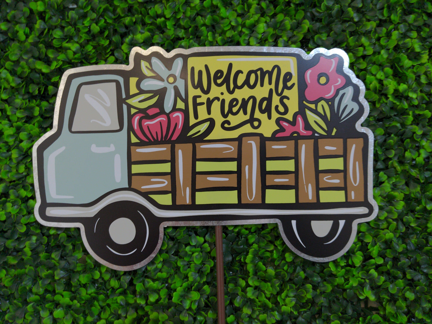 Assorted Welcome Garden Stakes