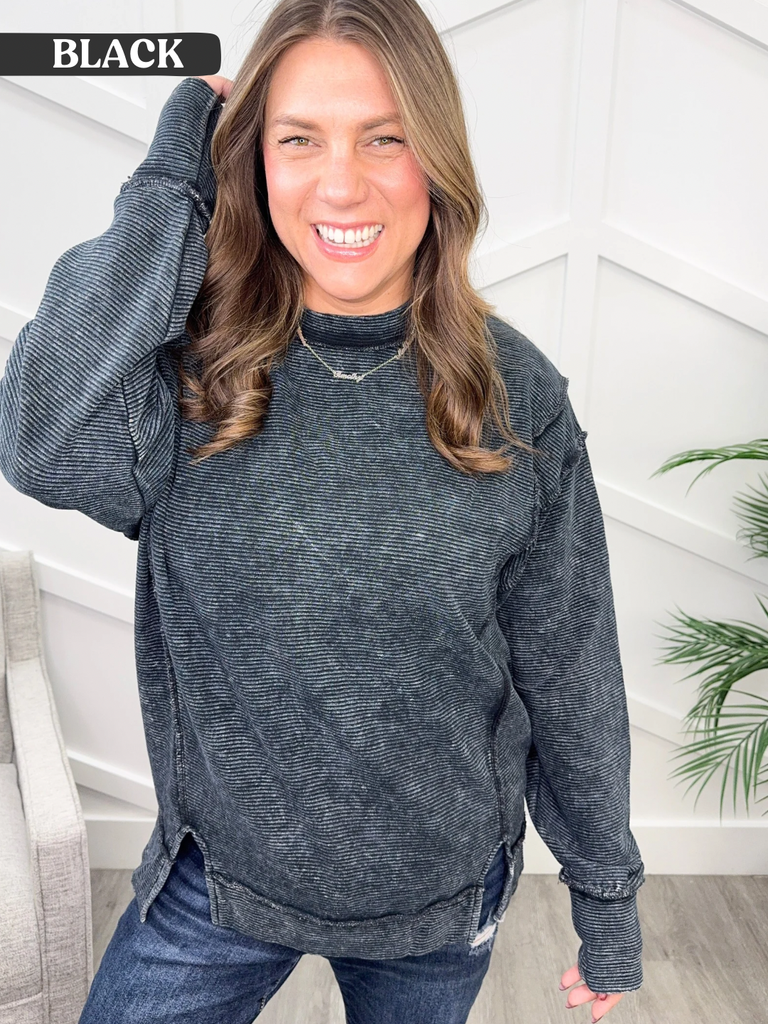 Reg/Plus-Thinking Out Loud Pullover