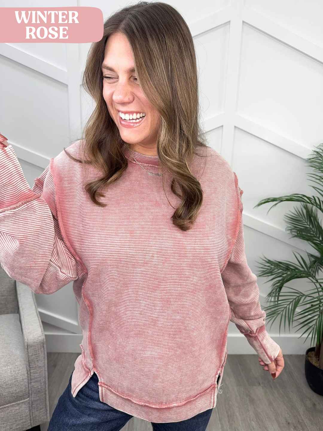 Reg/Plus-Thinking Out Loud Pullover