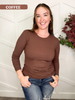 Pure Comfort Ribbed Long Sleeve Top
