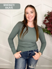 Pure Comfort Ribbed Long Sleeve Top