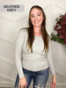 Pure Comfort Ribbed Long Sleeve Top
