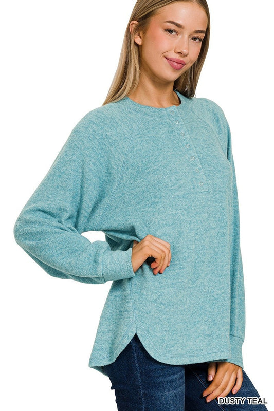 Parker Hacci Button Detail Sweater (Assorted)