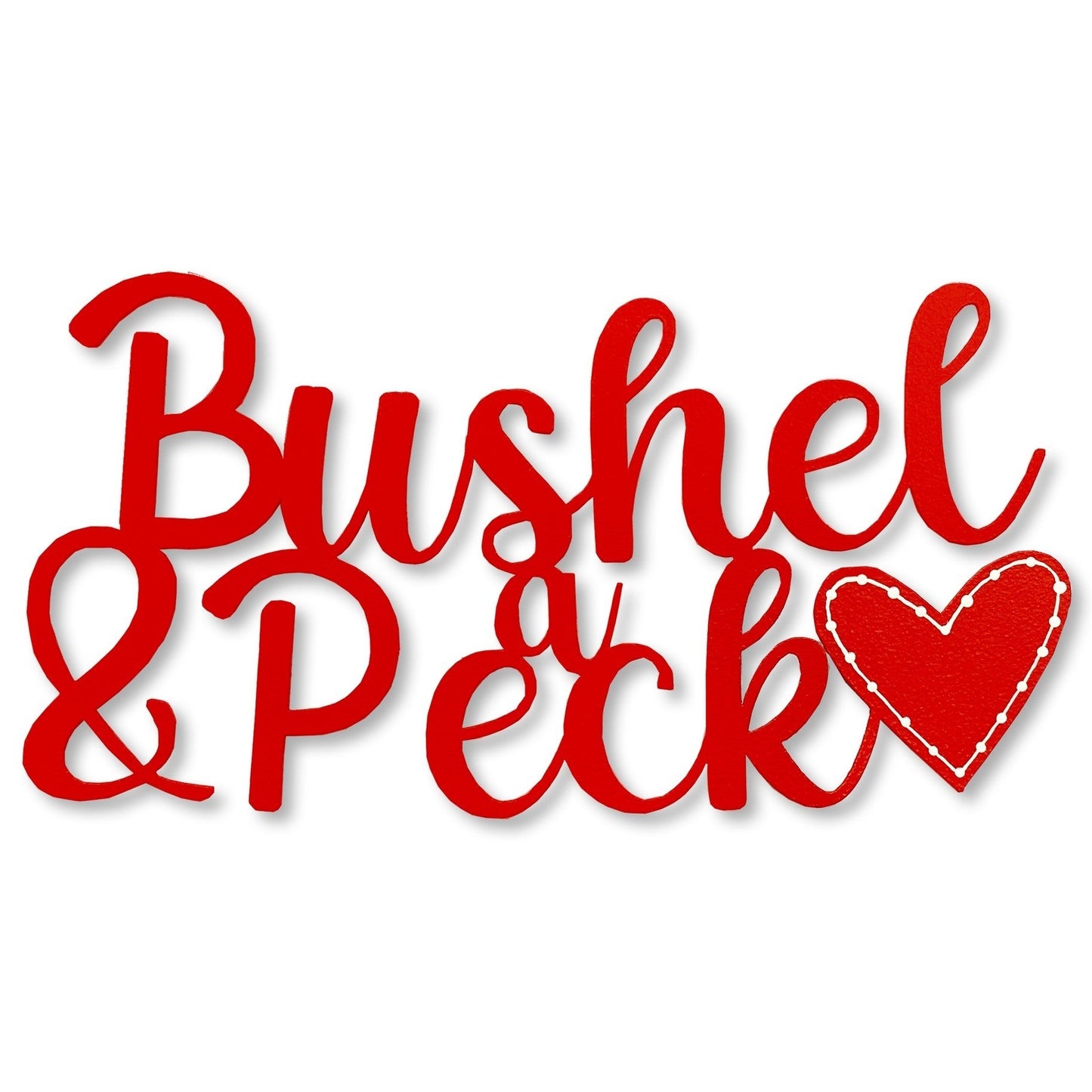 Bushel & a Peck script magnet