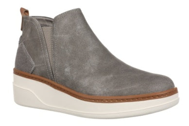 Charcoal Charming Wedge Sneaker Boot