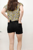 Hi-Rise Tummy Control Black Cuffed Shorts by Judy Blue